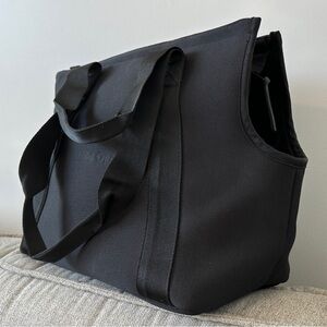 Stylish Black Dog Carrier Tote